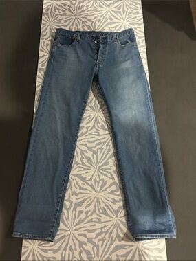 Levi's Men's Straight Fit Blue Denim Jeans